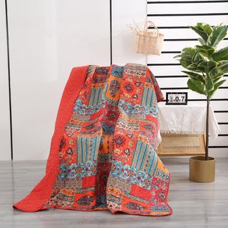 Qucover Colcha Cama 90, Cubrecama 150x200cm Patchw