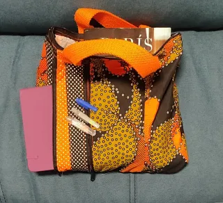 Bolsa para libro/tablet/documentos multicolor