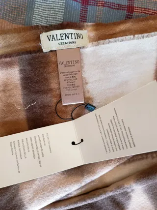 Sciarpa Valentino Creations Beige Marrone