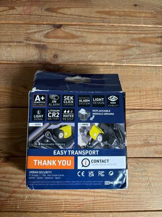 Candado Moto Alarma Inteligente URBAN UR6