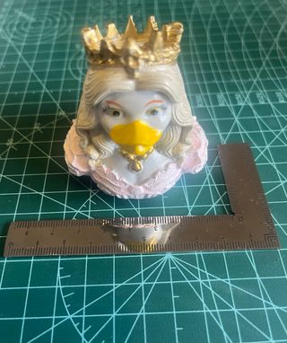 Figura Pato Princesa Resina
