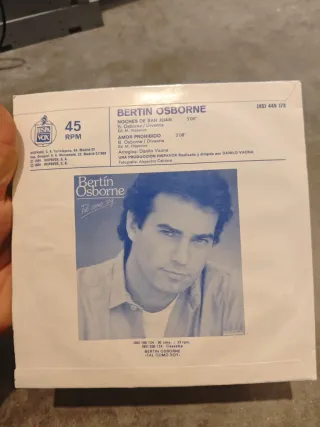 Vinilo Bertín Osborne Noches de San Juan