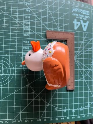 Figura Pato Resina Postre Kawaii