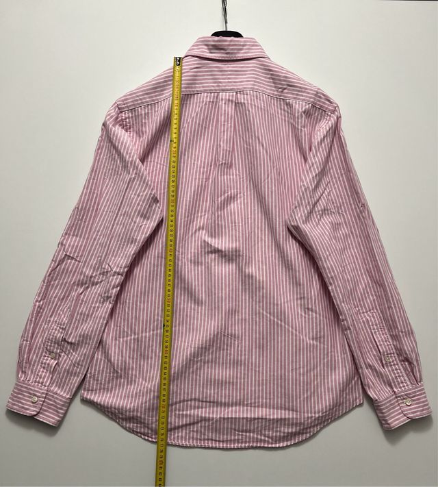 Camisa Ralph Lauren Rayas Rosas Talla L