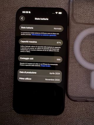 iPhone 15 Pro 128GB Grigio Titanio