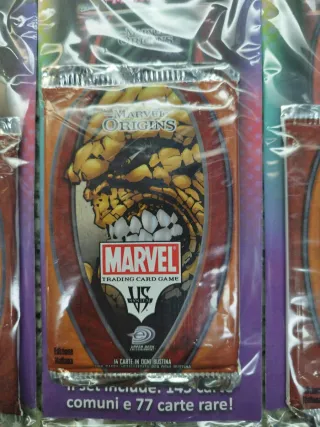 Tre Bustine Marvel Origins VS System