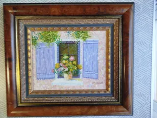 Due quadri ad olio su tela di Jane Small