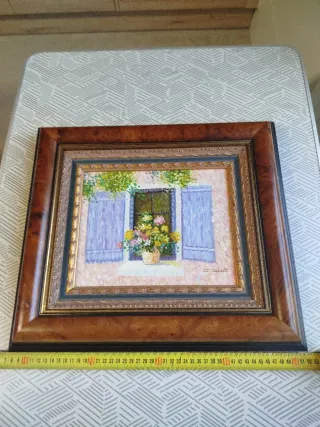 Due quadri ad olio su tela di Jane Small