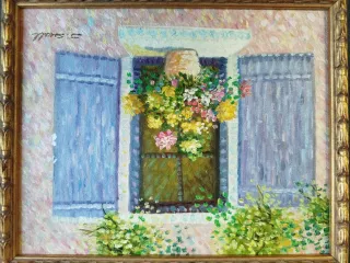 Due quadri ad olio su tela di Jane Small