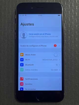 iPhone 6G Gris Espacial