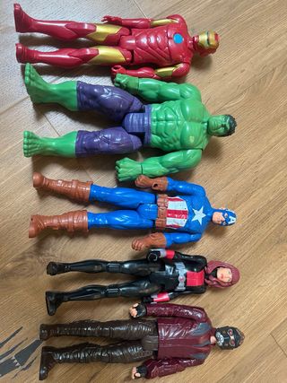 Lote 5 Muñecos Marvel