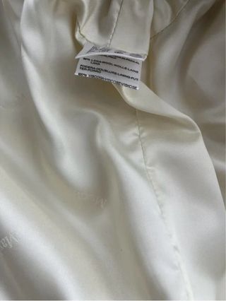 Max Mara cappotto alpaca e lana bianco