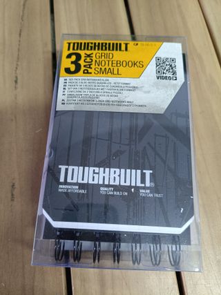 Toughbuilt 56-S-3 Cuadrícula Cuaderno pequeño paquete de 3