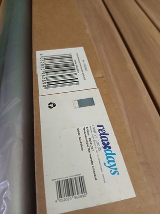 Relaxdays Estor Opaco Térmico, Sin Taladrar 60x165