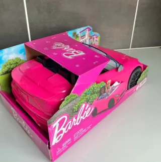 Coche descapotable Barbie Rosa