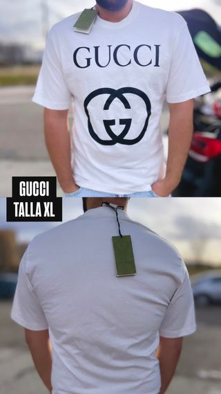 Camiseta Gucci Talla XL Blanca