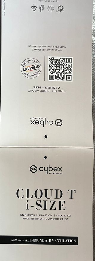 Silla de coche Cybex negra