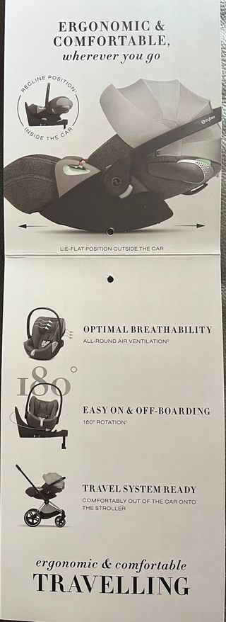 Silla de coche Cybex negra