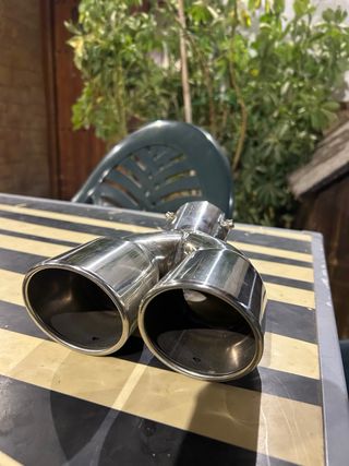 Cola de escape doble inox