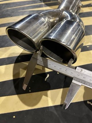 Cola de escape doble inox