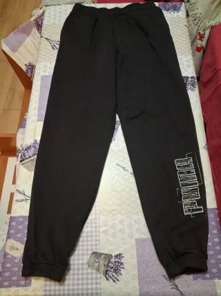 Pantalón chándal Puma niño/niña negro 10 12 años