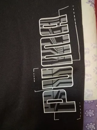 Pantalón chándal Puma niño/niña negro 10 12 años