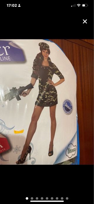 Disfraz militar Atosa talla única