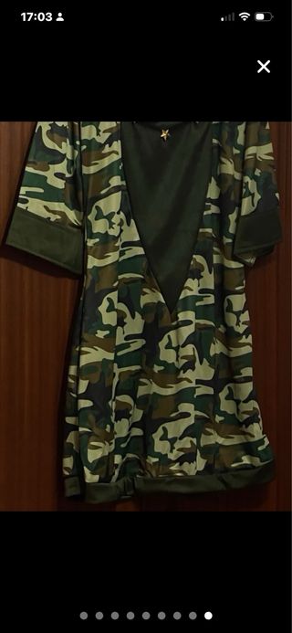 Disfraz militar Atosa talla única