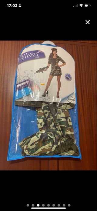 Disfraz militar Atosa talla única