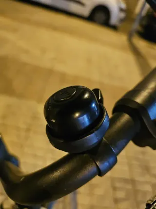 Bicicleta urbana negra