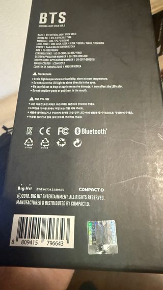 Lightstick BTS Armybomb. LEER BIEN