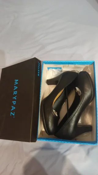 Tacones Marypaz Negros Talla 40