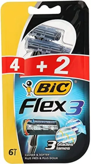 Maquinillas Bic Flex3 Classic 4+2 x3 paquetes