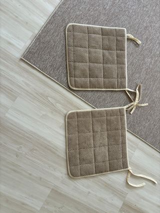 Conjunto 2 Sillas Madera y Ratán