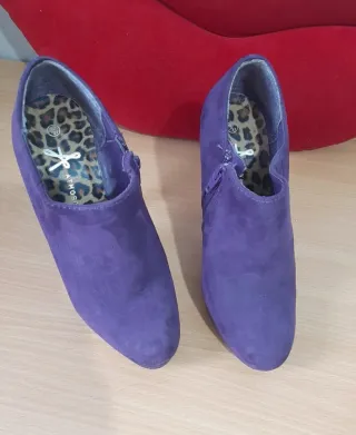 Lote 2 pares botines plataforma