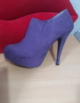 Lote 2 pares botines plataforma