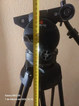 Manfrotto 500MVB Cabeza de Trípode Profesional