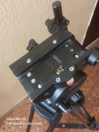 Manfrotto 500MVB Cabeza de Trípode Profesional