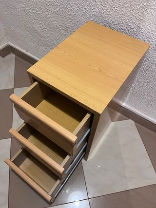Cajonera de madera 30x40x55