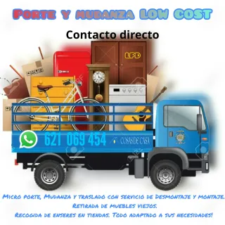 Porte mudanza low cost barato económico