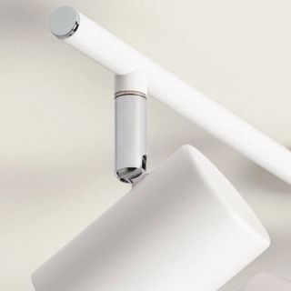 Lámpara Techo Madera y Metal 4 Focos