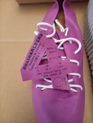 Zapatillas Swaanarlberg morado Rosa Talla 39