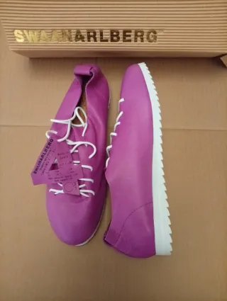 Zapatillas Swaanarlberg morado Rosa Talla 39