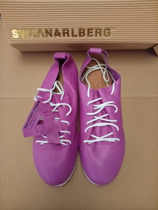 Zapatillas Swaanarlberg morado Rosa Talla 39