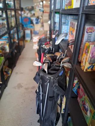 Bolsas y palos de golf