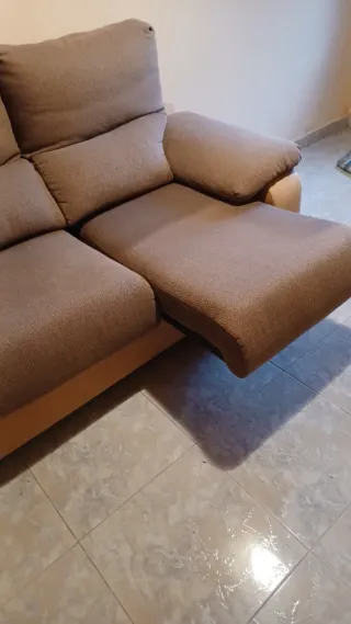 Sofá 2 plazas bicolor extensible