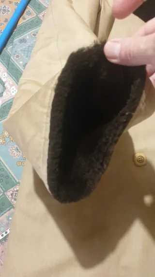 Cappotto double face donna beige/marrone