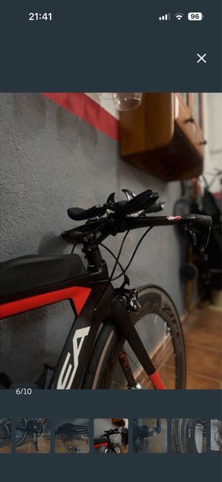 Bicicleta Orbea Carbono Triatlón Cabra