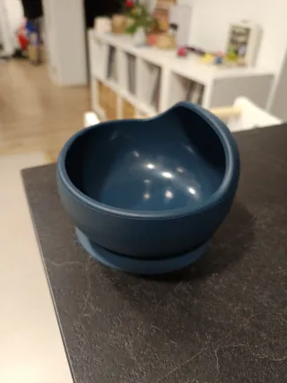 Cuenco silicona bebé ventosa Saro Nature