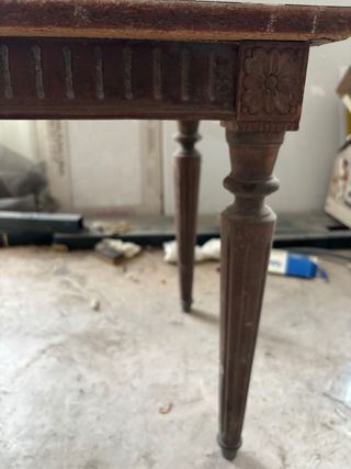 Mesa antigua madera para restaurar